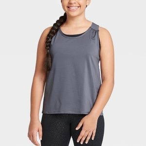 All In Motion Purple Blue Double Layer Tank Top XL